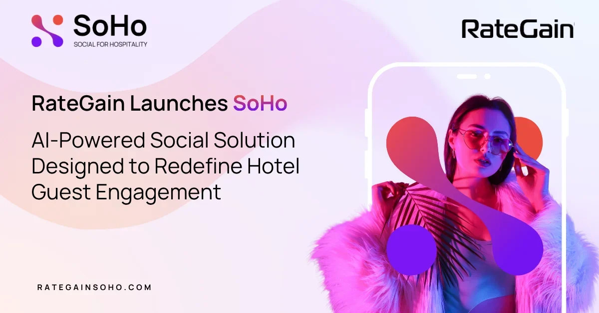 RateGain Launches SoHo: Social for Hospitality